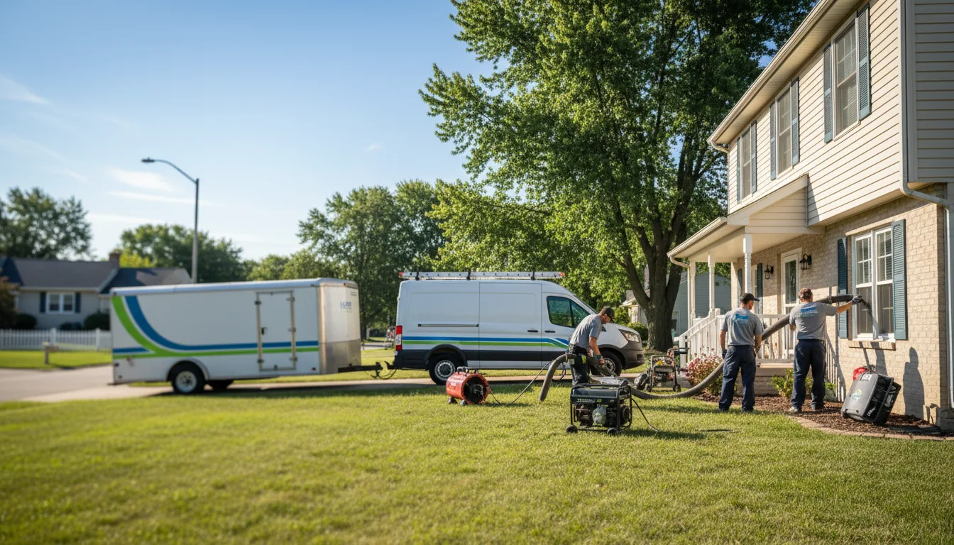 Flooded Basement Restoration And Cleanup With Repair in Millston, WI near me